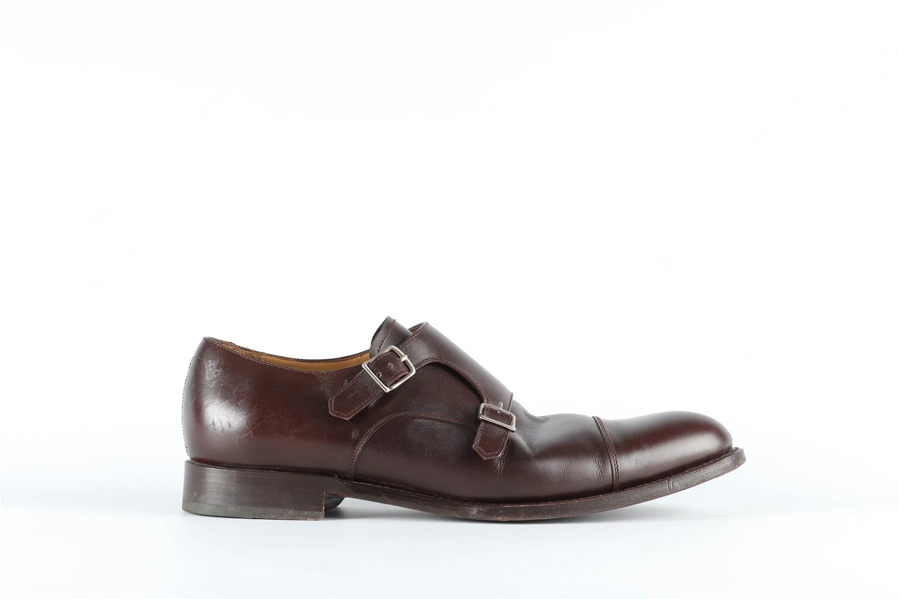 MORJAS BROWN MEN'S LEATHER LOAFERS EU 42 UK 8 US 9 - Image 2