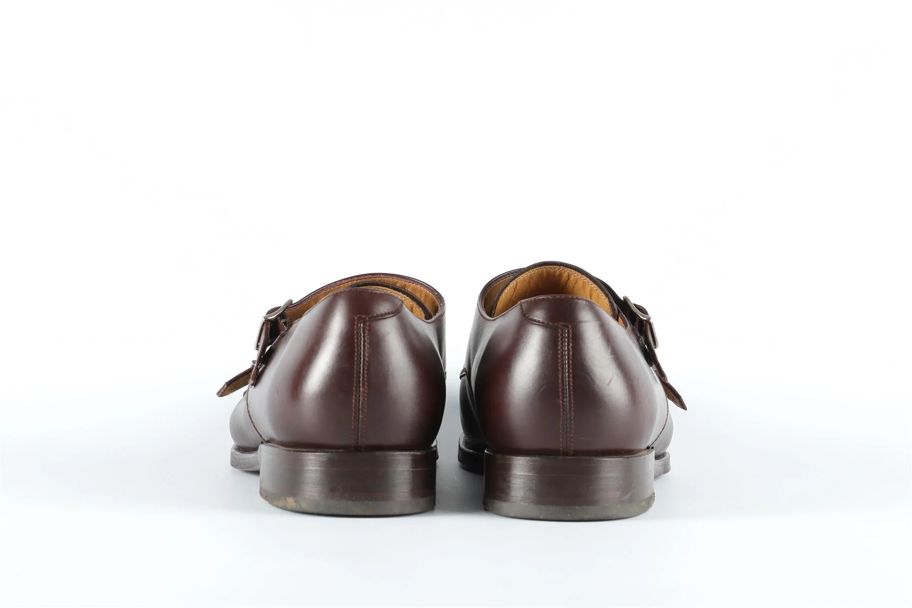 MORJAS BROWN MEN'S LEATHER LOAFERS EU 42 UK 8 US 9 - Image 5