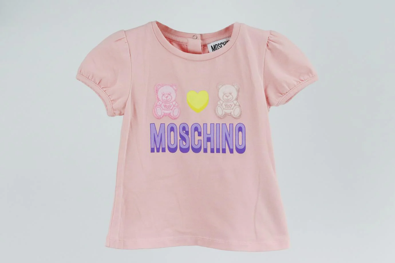 MOSCHINO BABY GIRLS COTTON T-SHIRT 18-24 MONTHS - Image 2