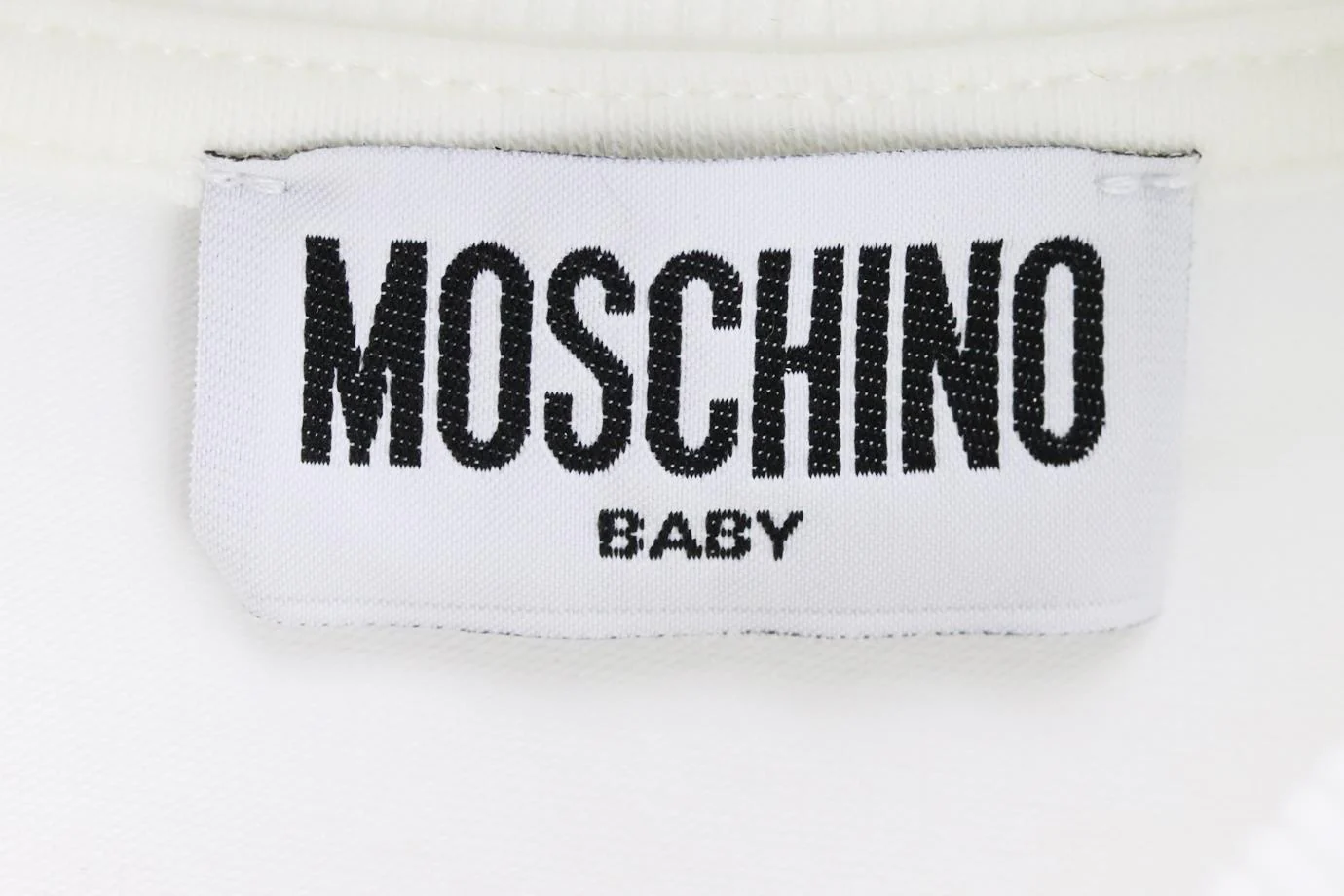 MOSCHINO BABY GIRLS LOGO COTTON TOP 9-12 MONTHS - Image 4