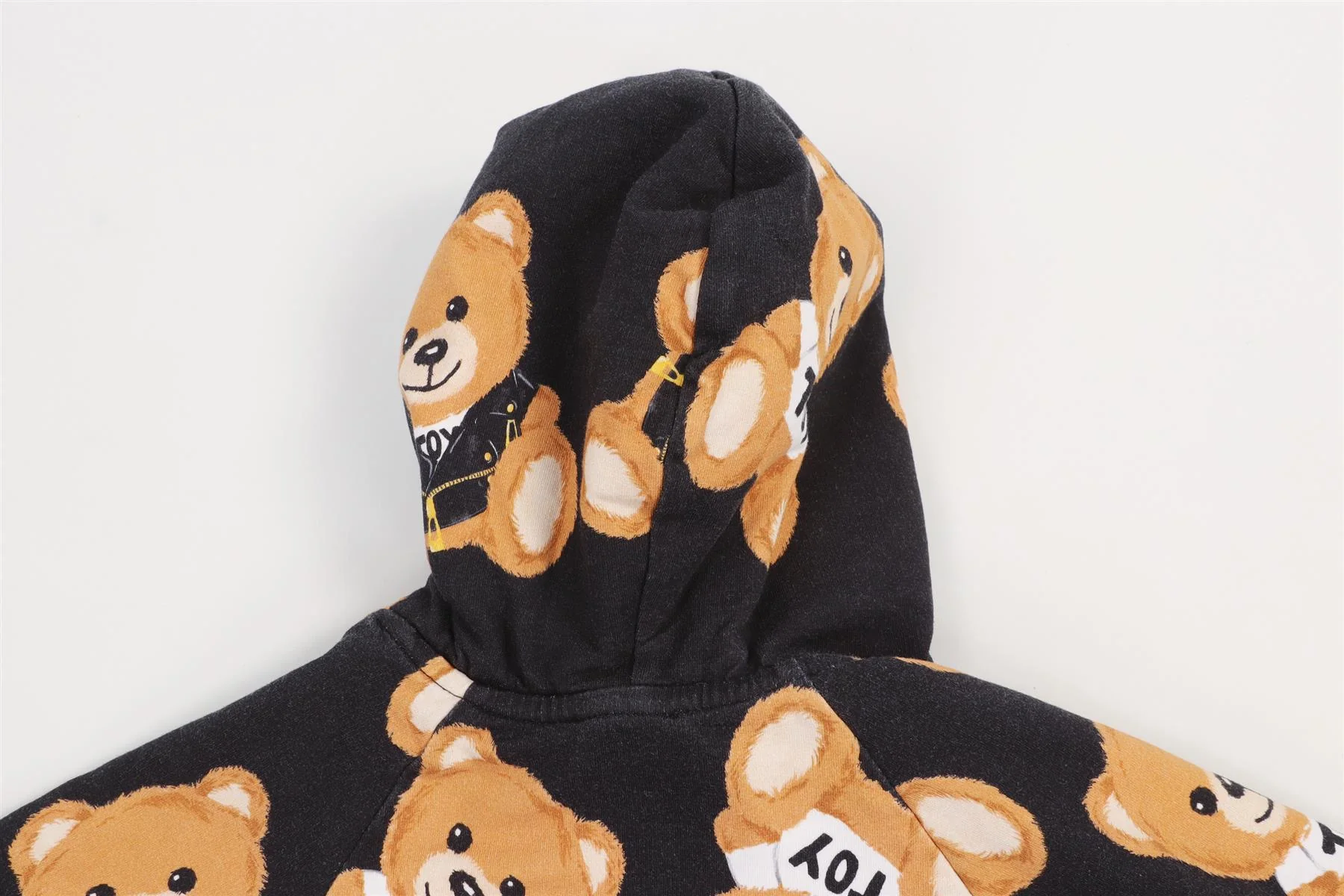 MOSCHINO BLACK KIDS GIRLS HOODIE 6 YEARS - Image 5