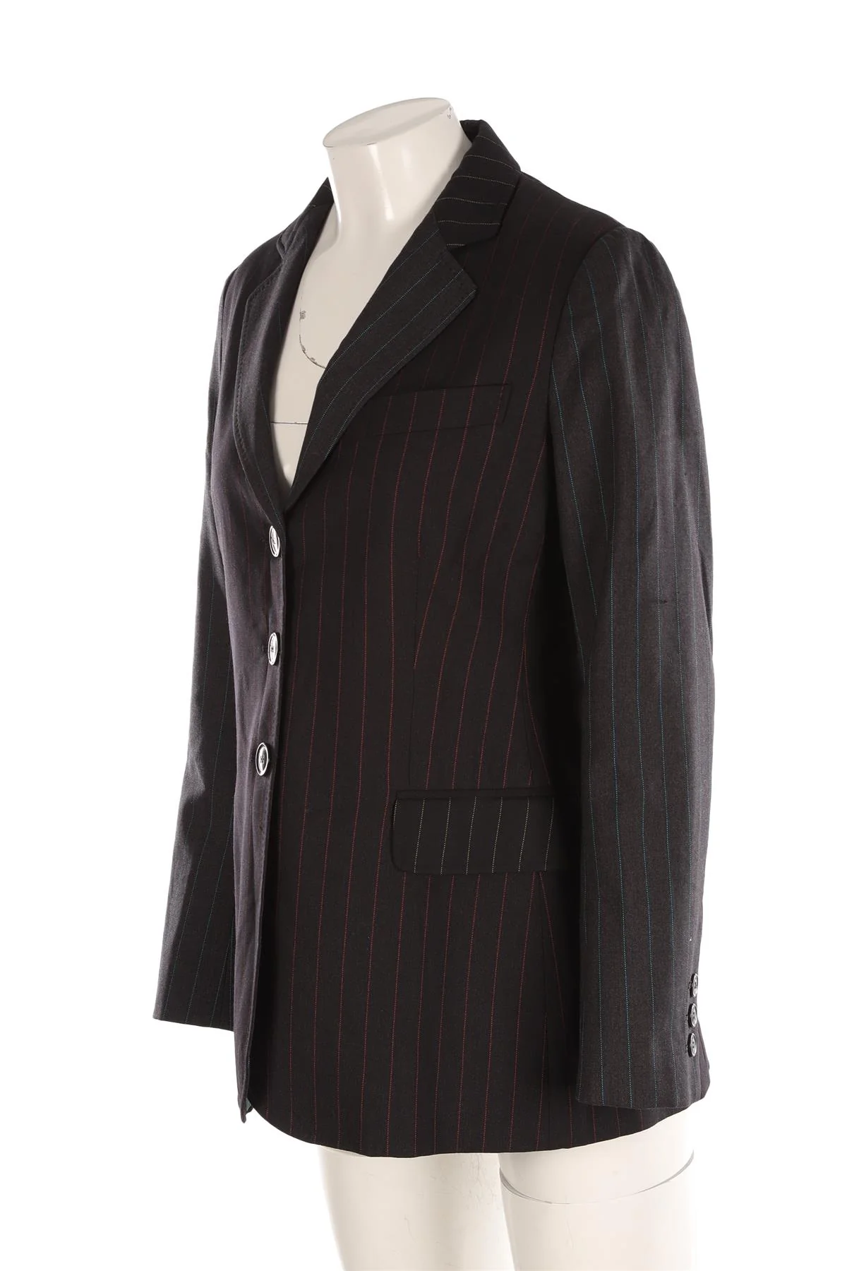 MOSCHINO CHEAP AND CHIC BLACK WOOL BLAZER IT 46 UK 14 - Image 3