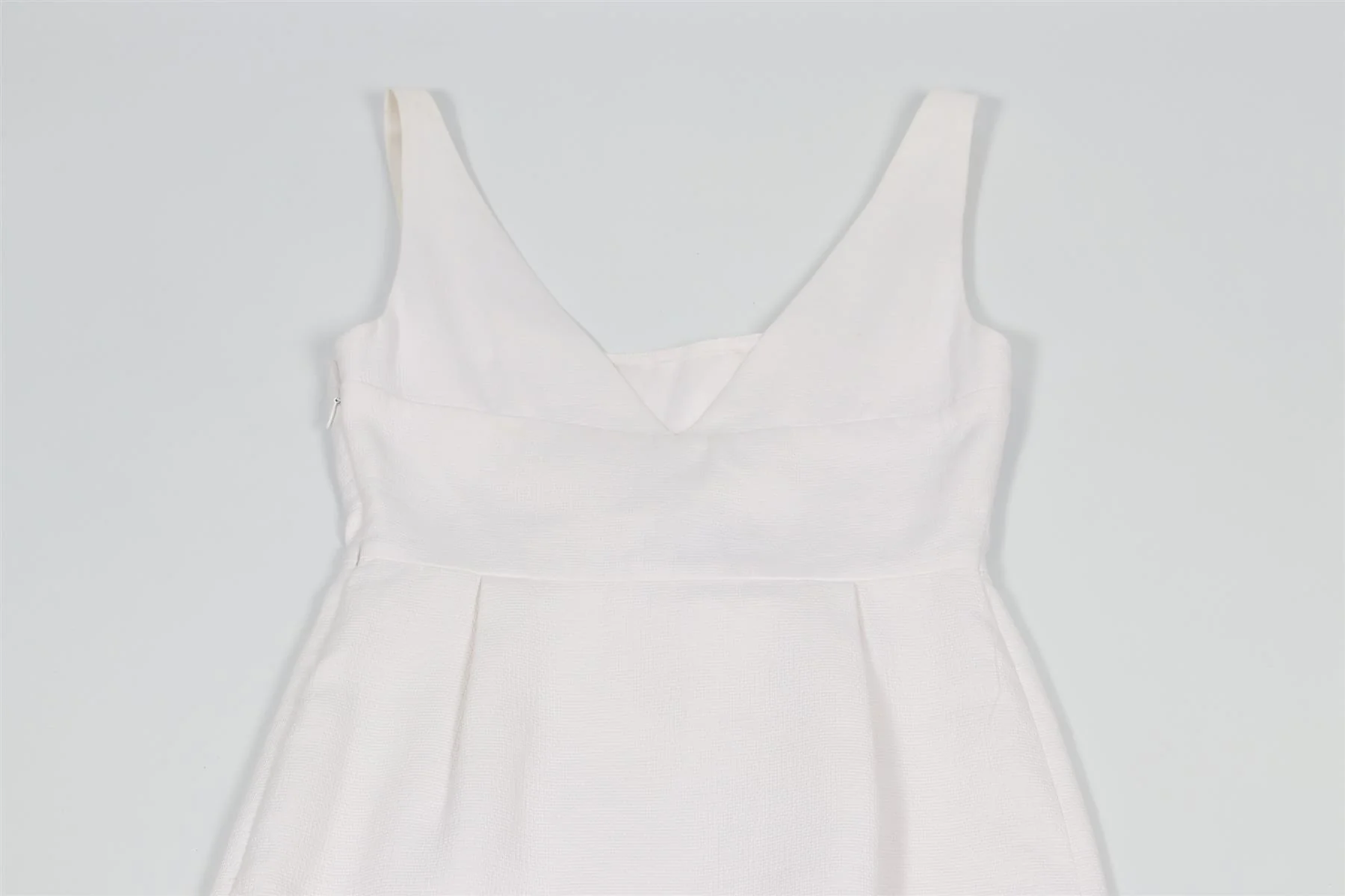 MOSCHINO CHEAP AND CHIC WHITE COTTON MIDI DRESS IT 40 - Image 5