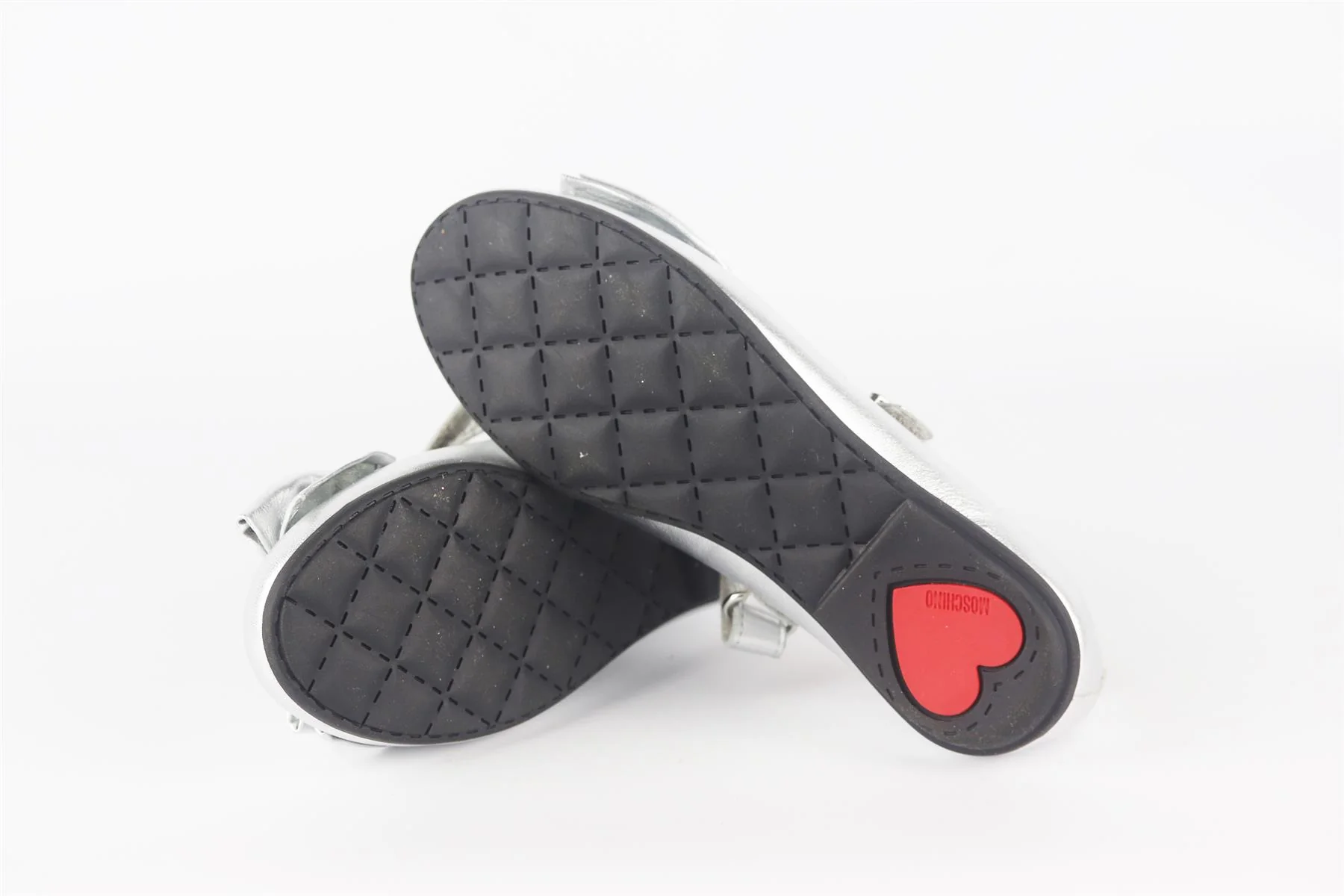 MOSCHINO KIDS GIRLS STUDDED LEATHER SHOES EU 28 UK 10 - Image 5