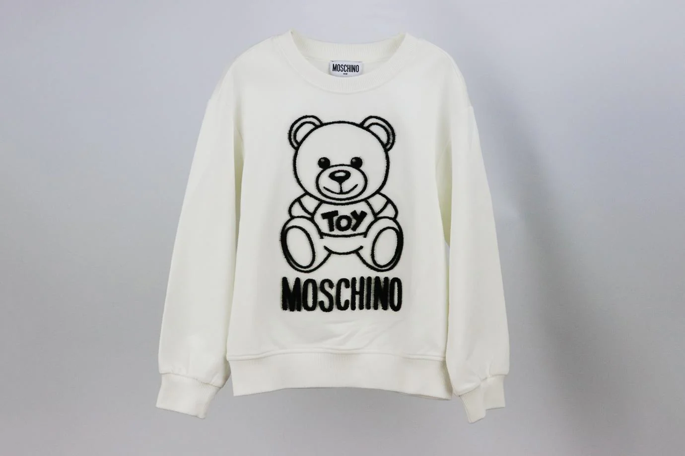 MOSCHINO KIDS UNISEX LOGO COTTON SWEATSHIRT 6 YEARS - Image 2