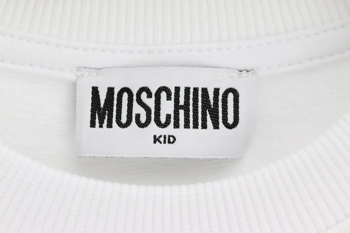 MOSCHINO KIDS UNISEX SEQUIN COTTON SWEATSHIRT 6 YEARS - Image 4