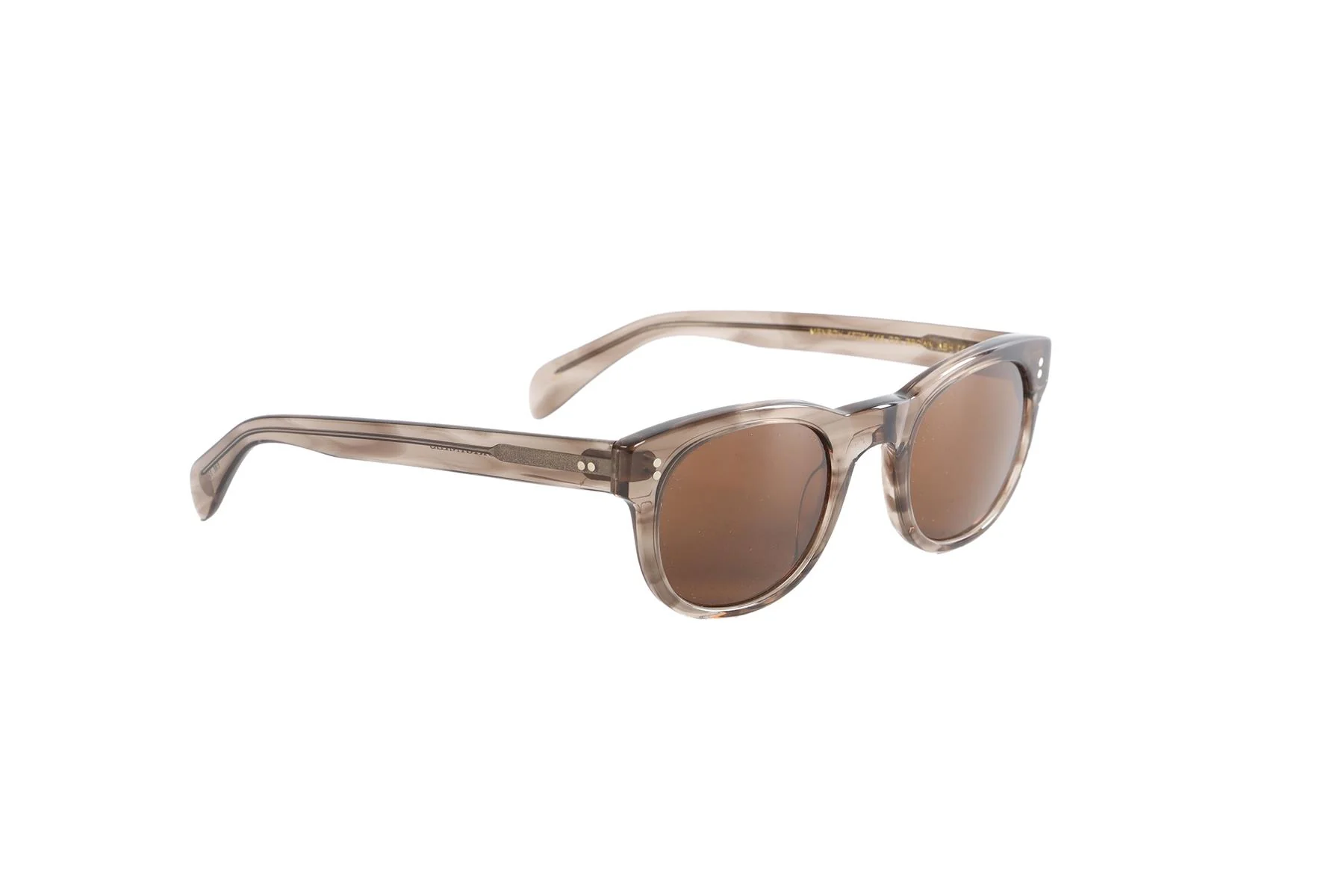 MOSCOT BROWN OVAL FRAME ACETATE SUNGLASSES - Image 2