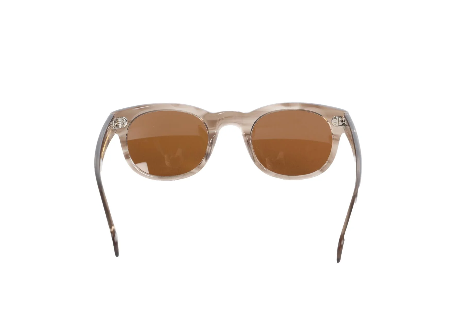 MOSCOT BROWN OVAL FRAME ACETATE SUNGLASSES - Image 5