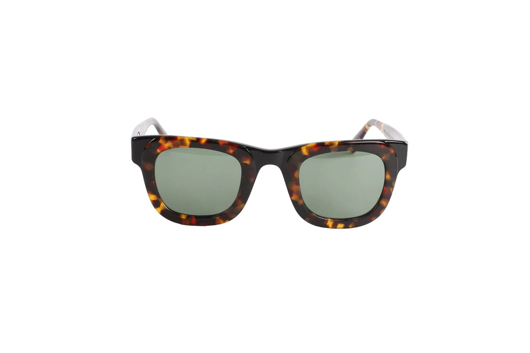 MOSCOT BROWN SQUARE FRAME ACETATE SUNGLASSES - Image 3