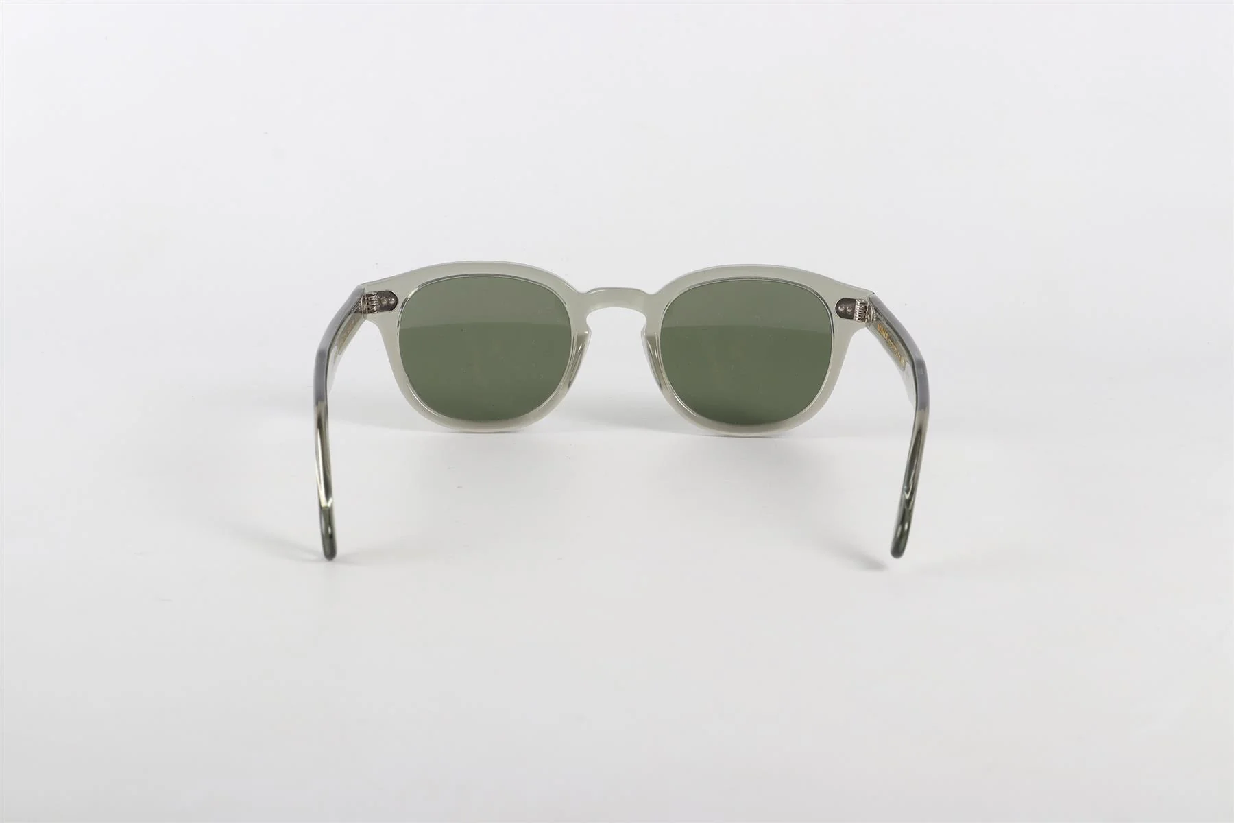 MOSCOT GREEN ROUND FRAME ACETATE SUNGLASSES - Image 4