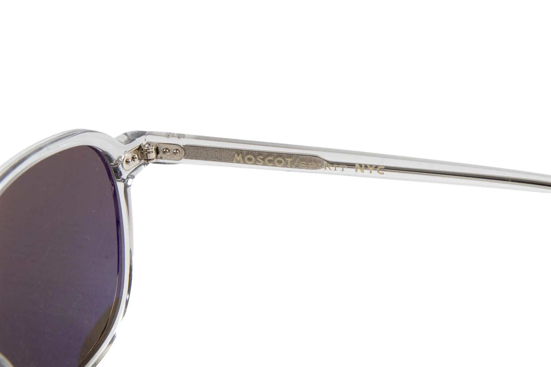 MOSCOT GREY BJORN ACETATE SUNGLASSES - Image 6