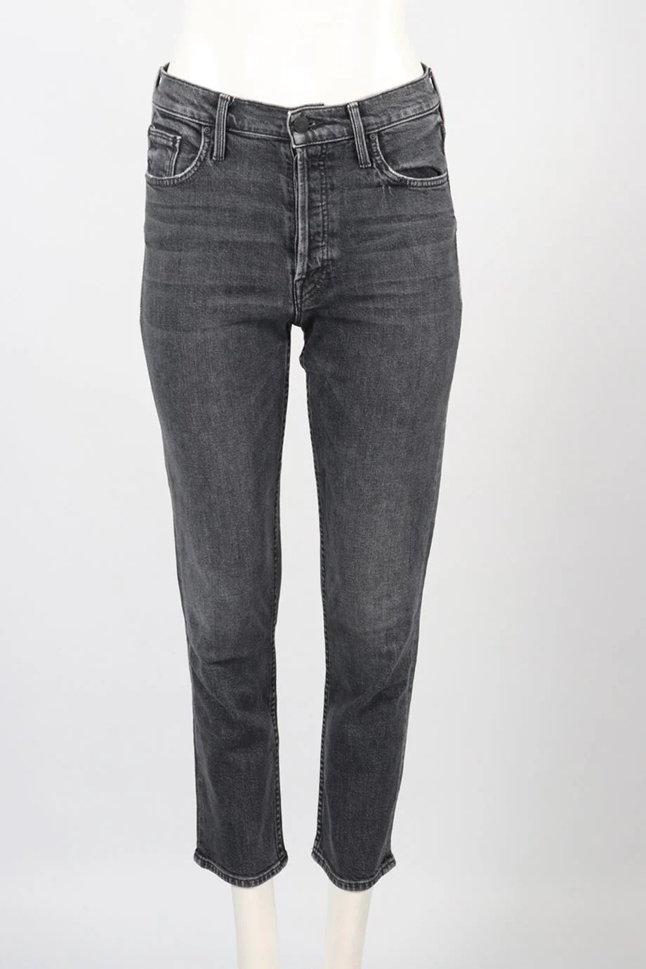 MOTHER HIGH RISE STRAIGHT LEG JEANS W27 UK 8-10 - Image 2