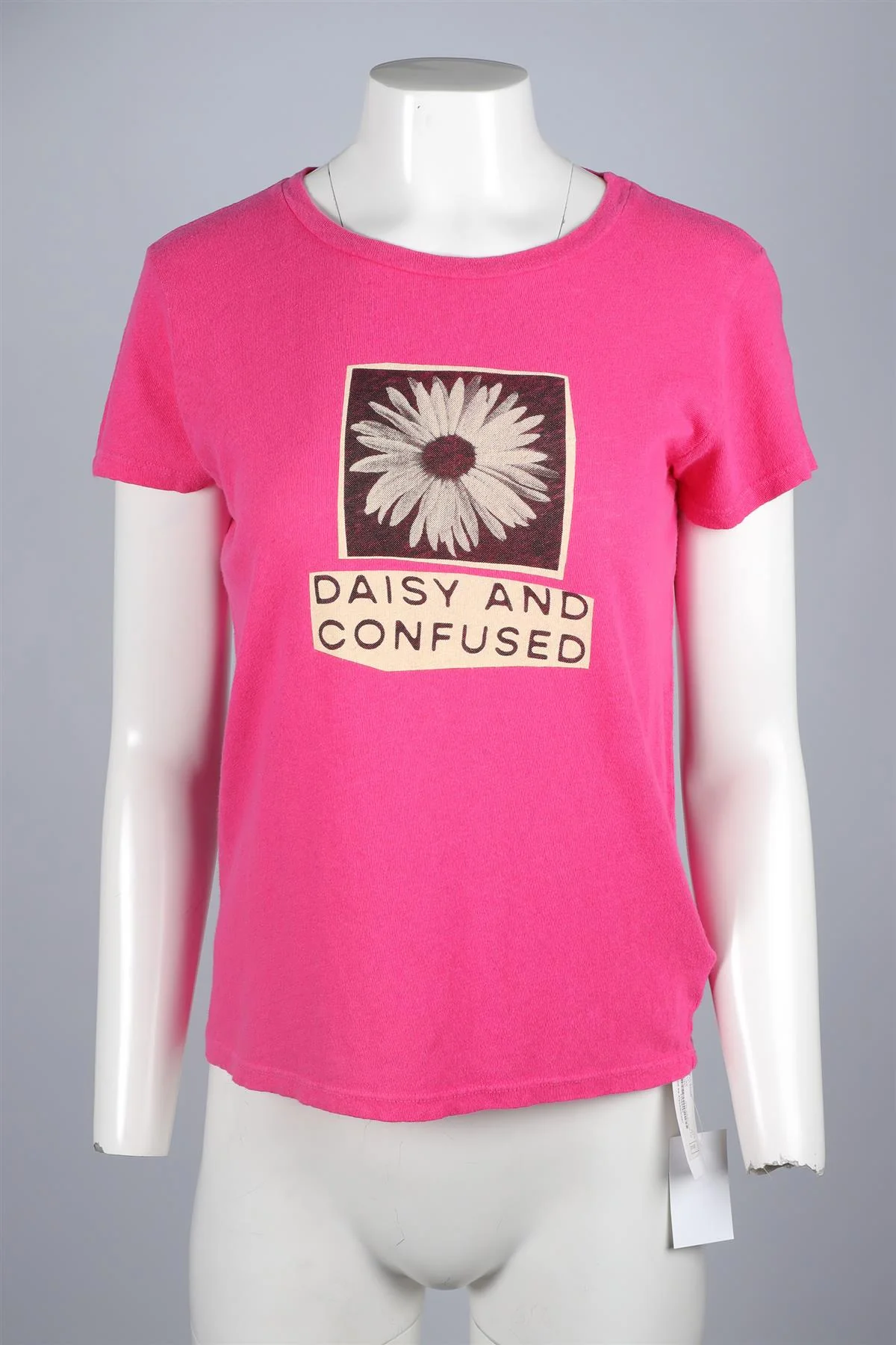 MOTHER PINK COTTON T-SHIRT SMALL - Image 2