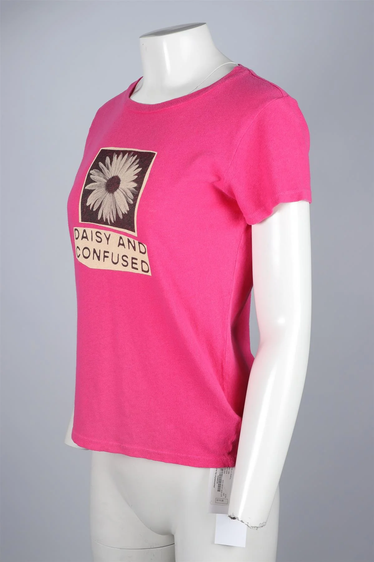 MOTHER PINK COTTON T-SHIRT SMALL - Image 3