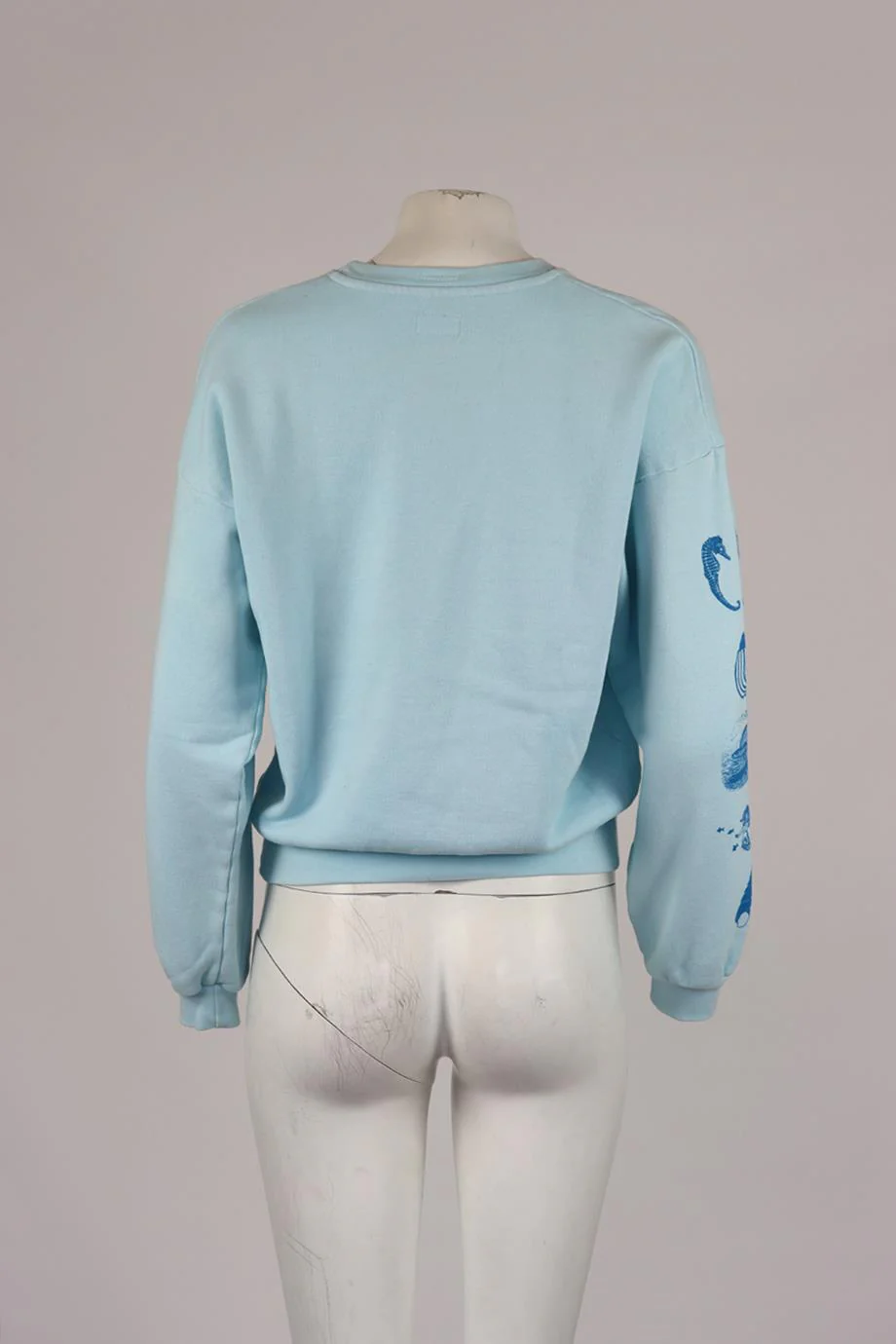 MOTHER PRINTED COTTON JERSEY SWEATSHIRT XSMALL - Image 4