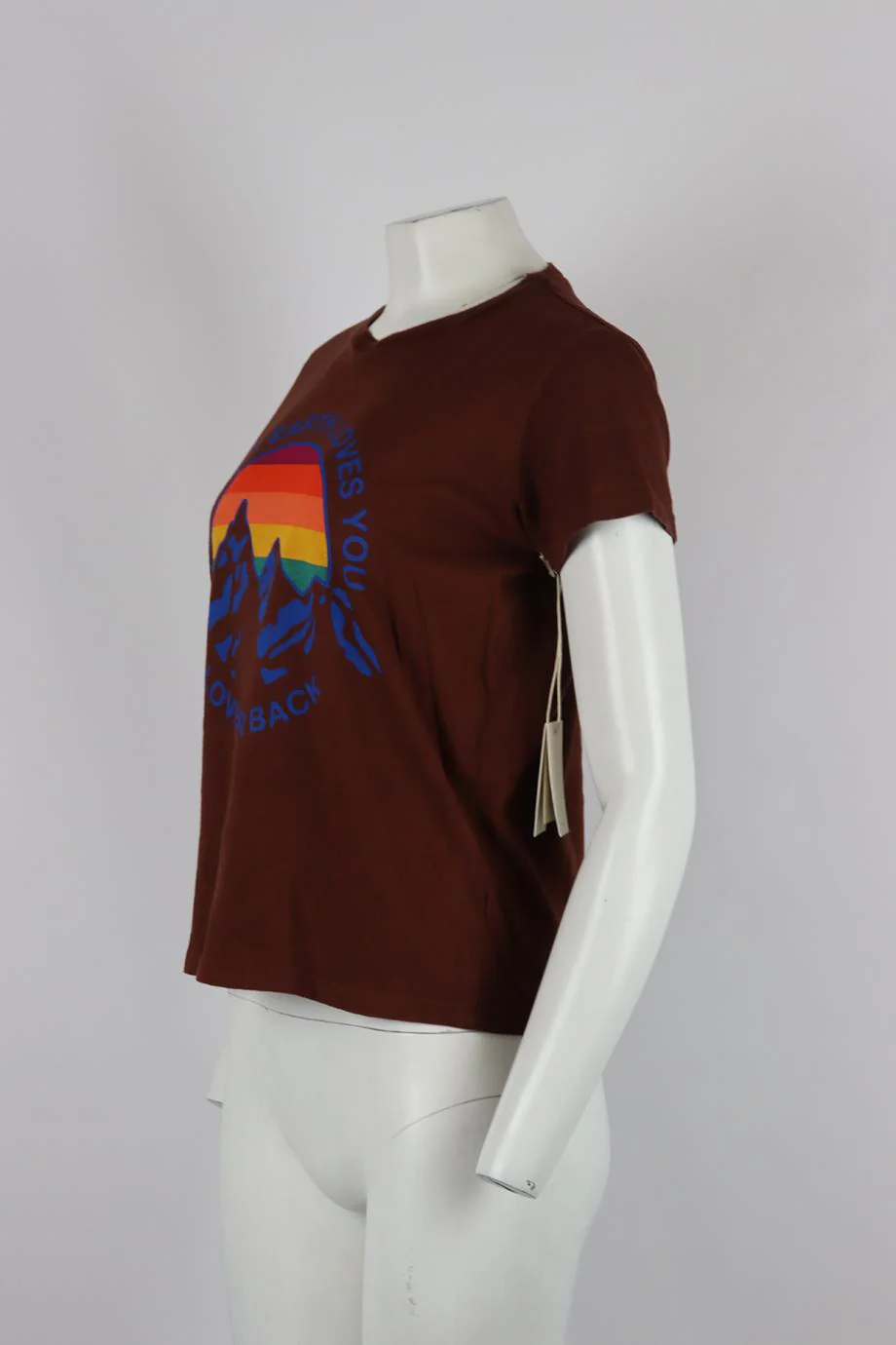 MOTHER PRINTED COTTON JERSEY T-SHIRT SMALL - Image 3