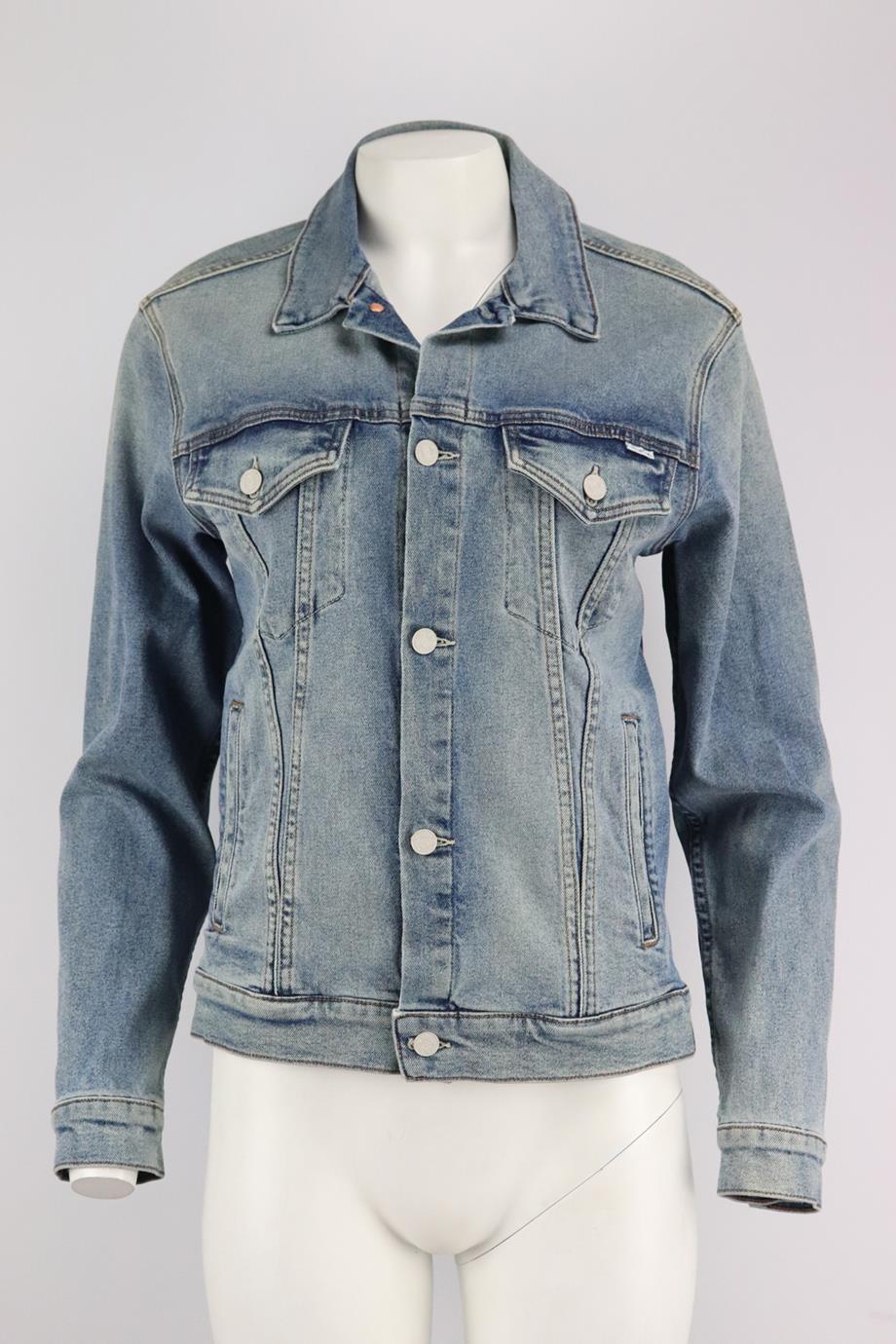 MOTHER STRETCH DENIM JACKET SMALL - Image 2