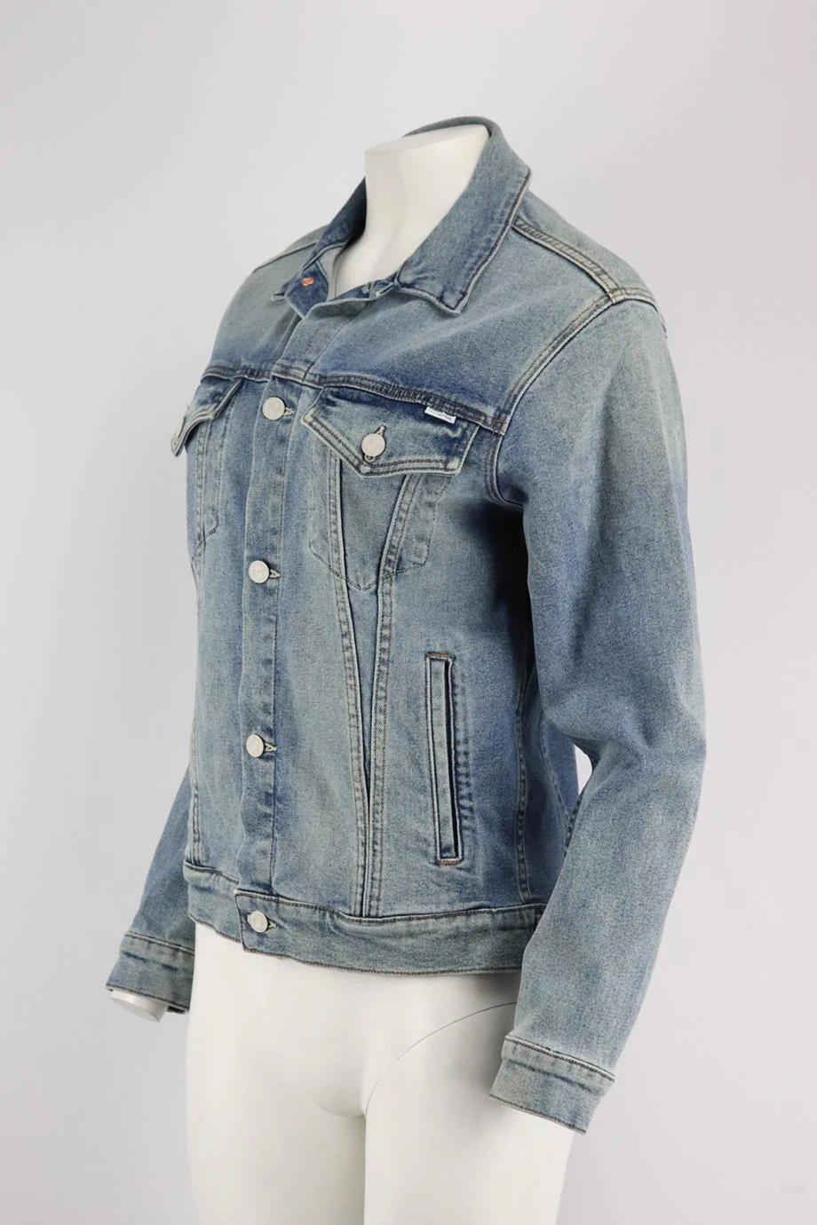 MOTHER STRETCH DENIM JACKET SMALL - Image 3