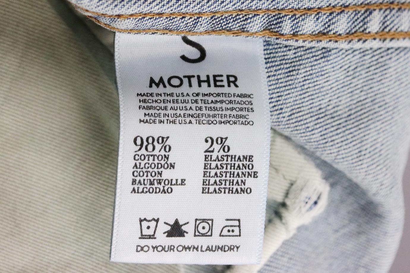 MOTHER STRETCH DENIM JACKET SMALL - Image 6