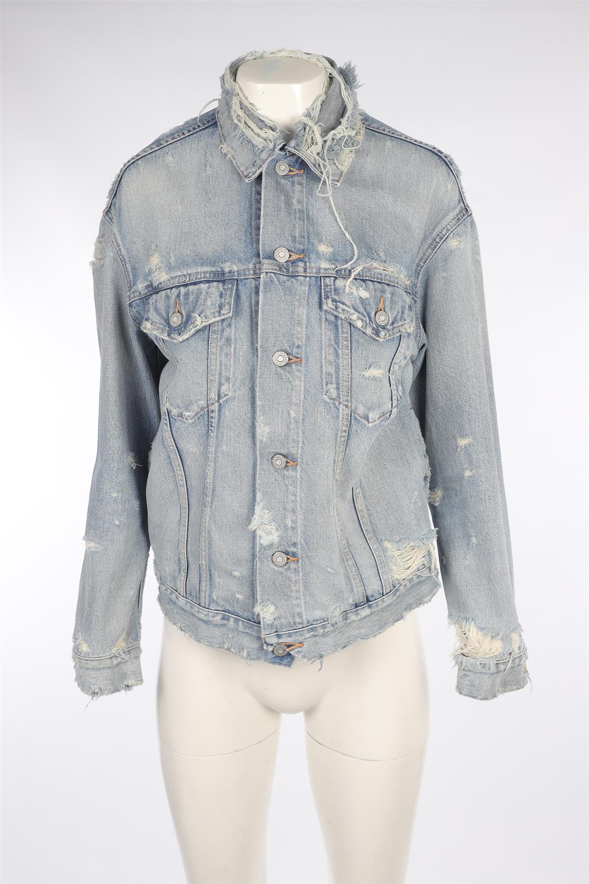 MOUSSY BLUE DENIM JACKET UK 10 - Image 2