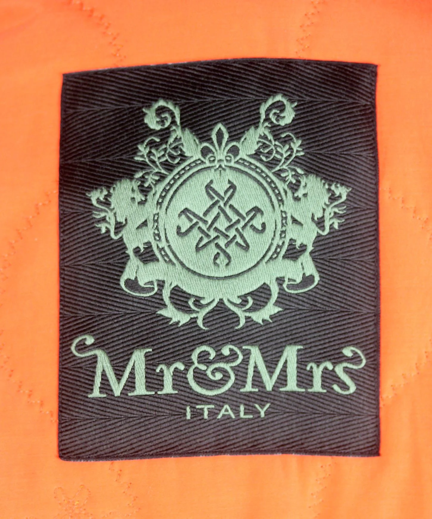 MR AND MRS ITALY OVERSIZED EMBROIDERED SHELL BOMBER JACKET MEDIUM - Image 5
