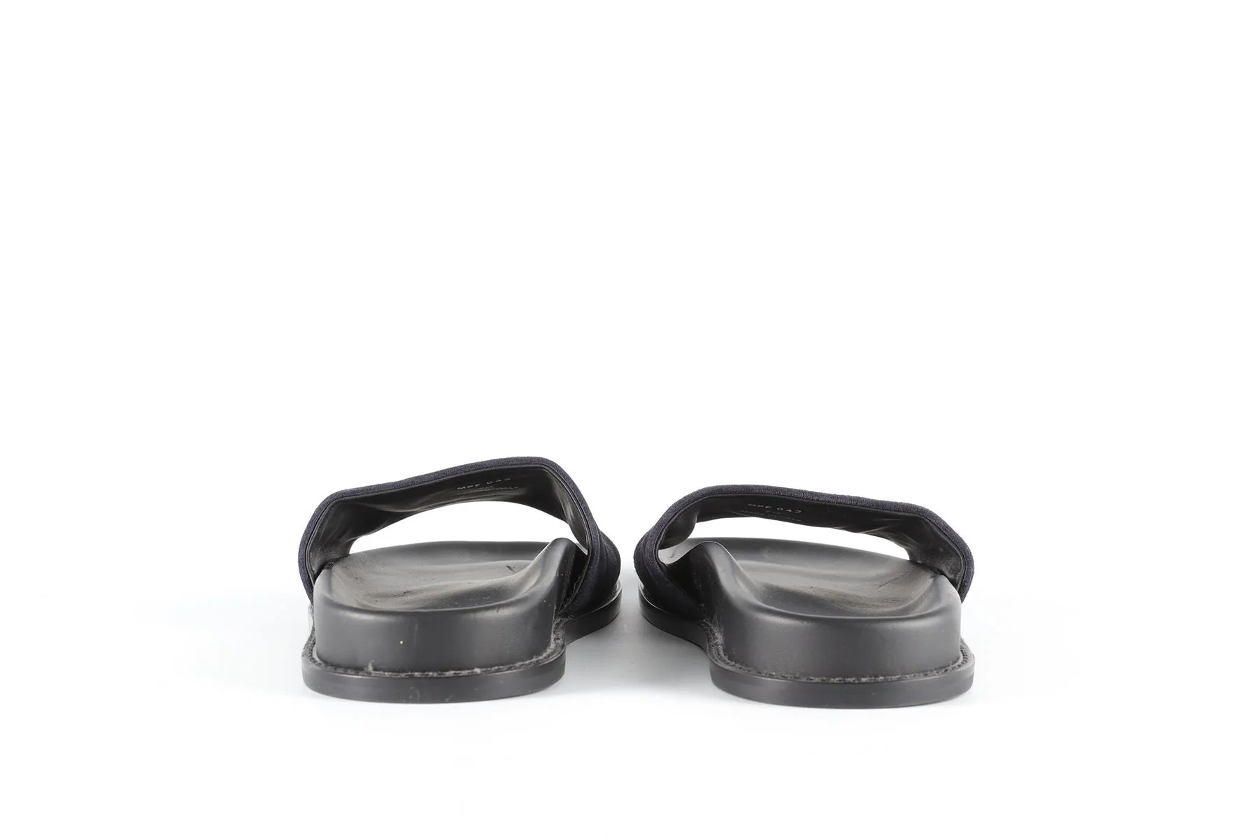 MR P. NAVY MEN'S SUEDE SLIDES EU 41.5 UK 7.5 US 8.5 - Image 5