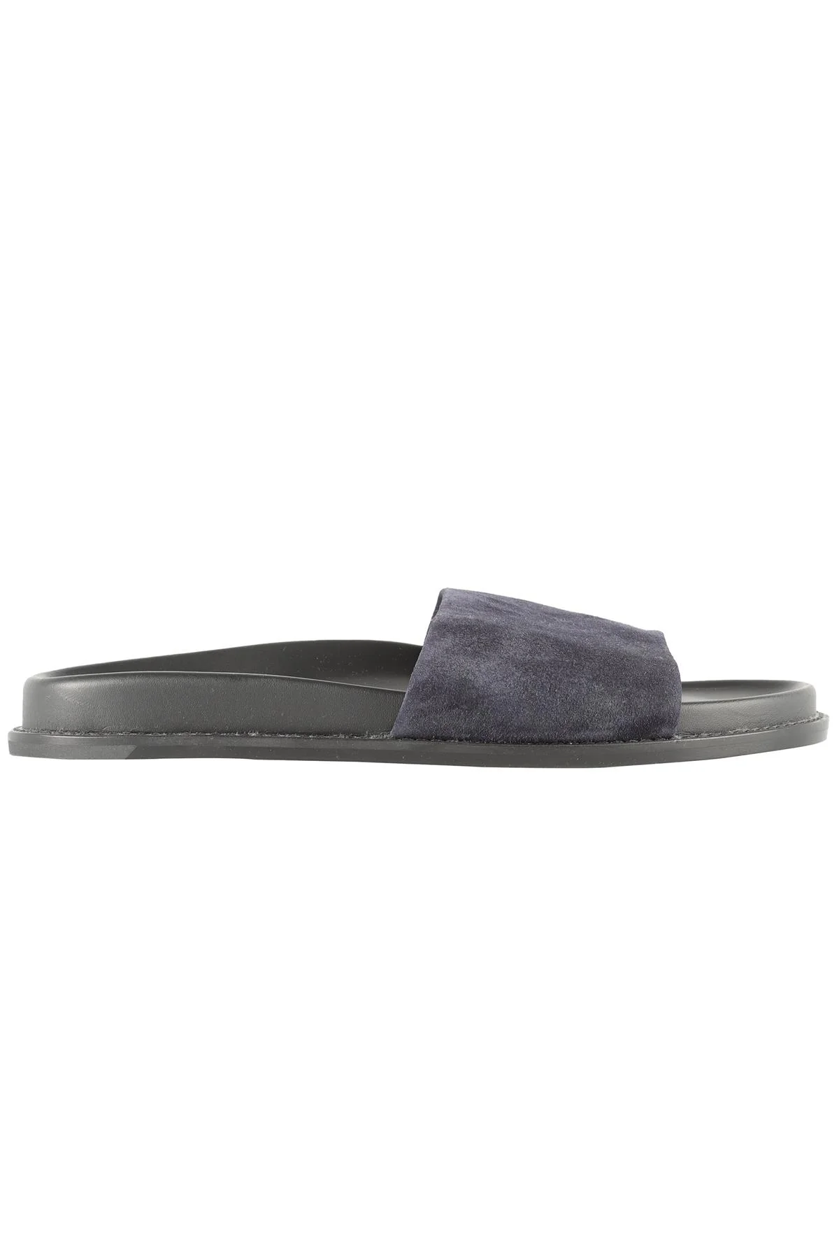 MR P. NAVY MEN'S SUEDE SLIDES EU 41.5 UK 7.5 US 8.5 - Image 7