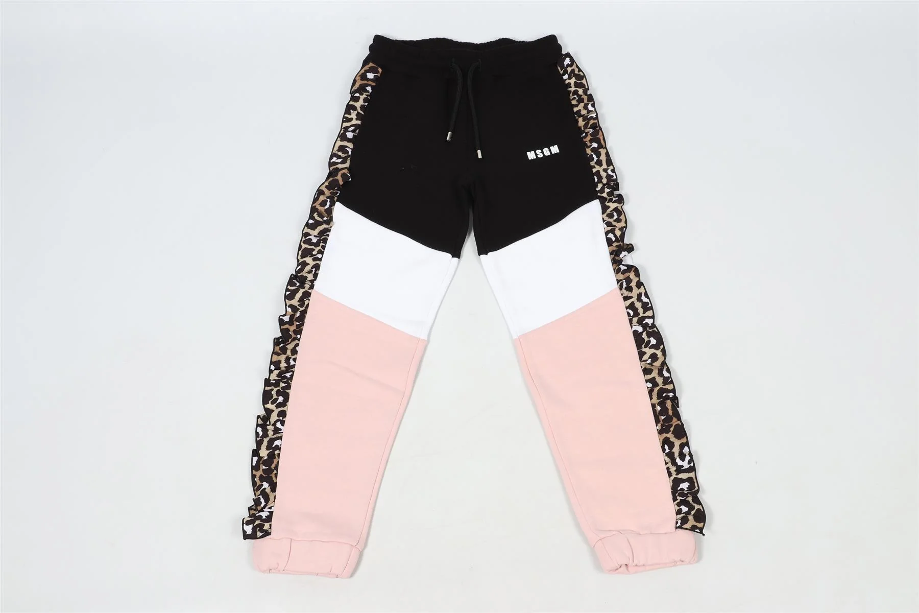 MSGM BLACK KIDS GIRLS COTTON PANTS 8 YEARS - Image 2