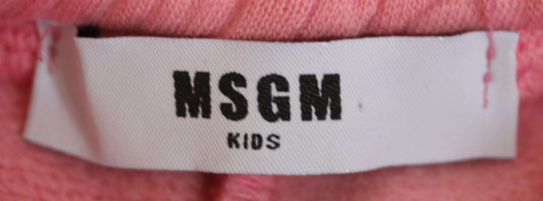 MSGM KIDS GIRLS LOGO COTTON TRACKSUIT 4 YEARS - Image 5
