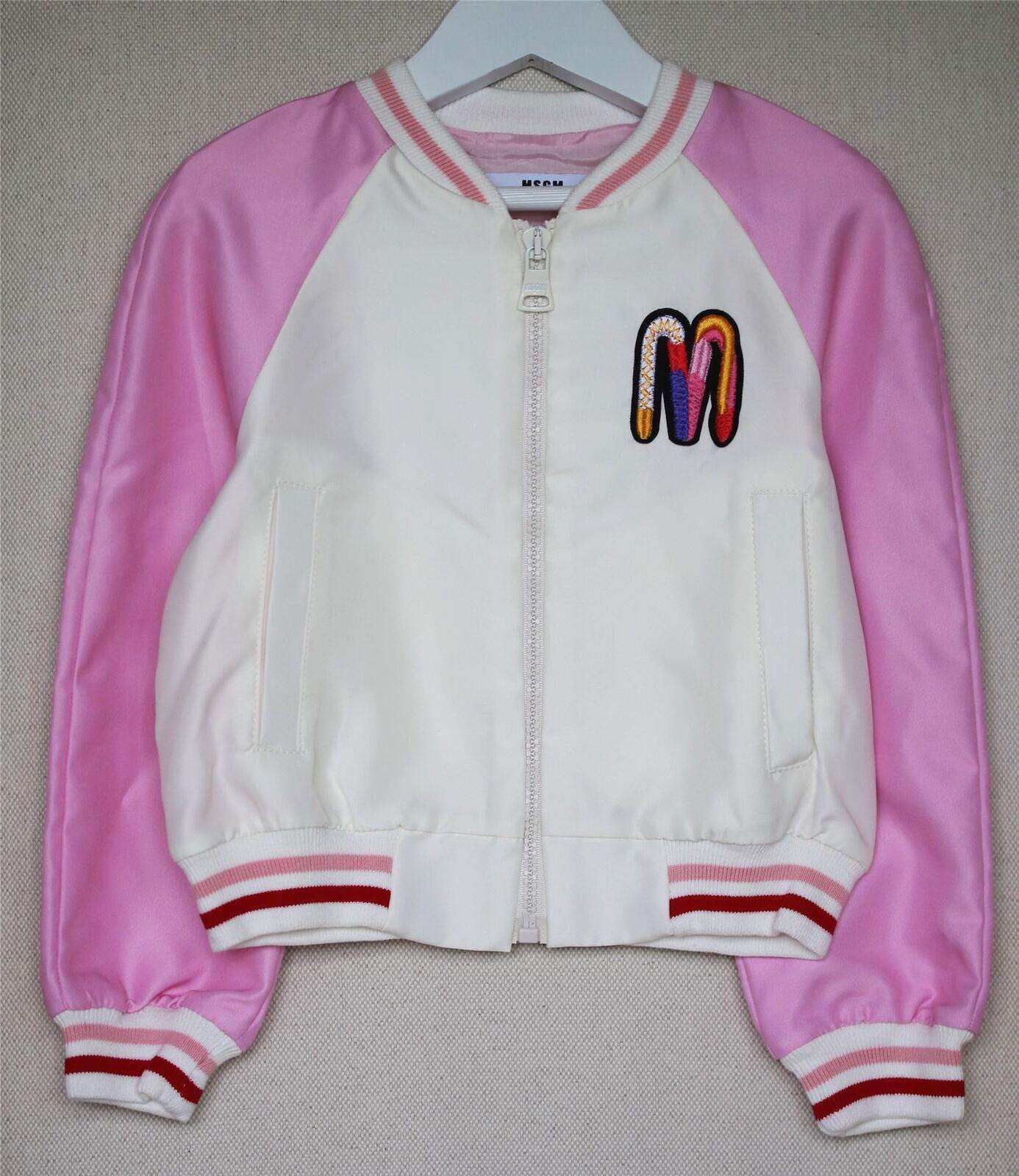 MSGM KIDS GIRLS SATIN BOMBER JACKET 4 YEARS - Image 2
