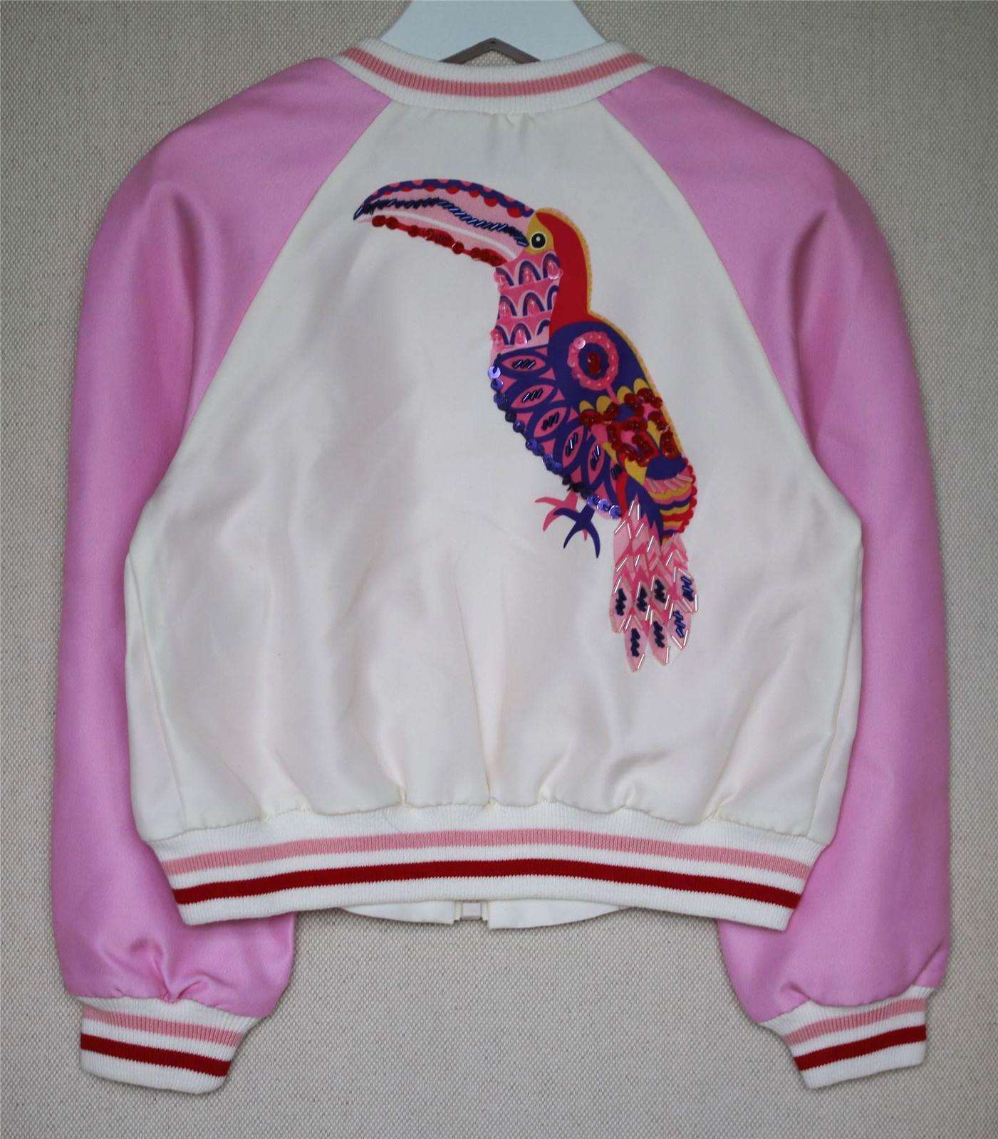MSGM KIDS GIRLS SATIN BOMBER JACKET 4 YEARS - Image 3