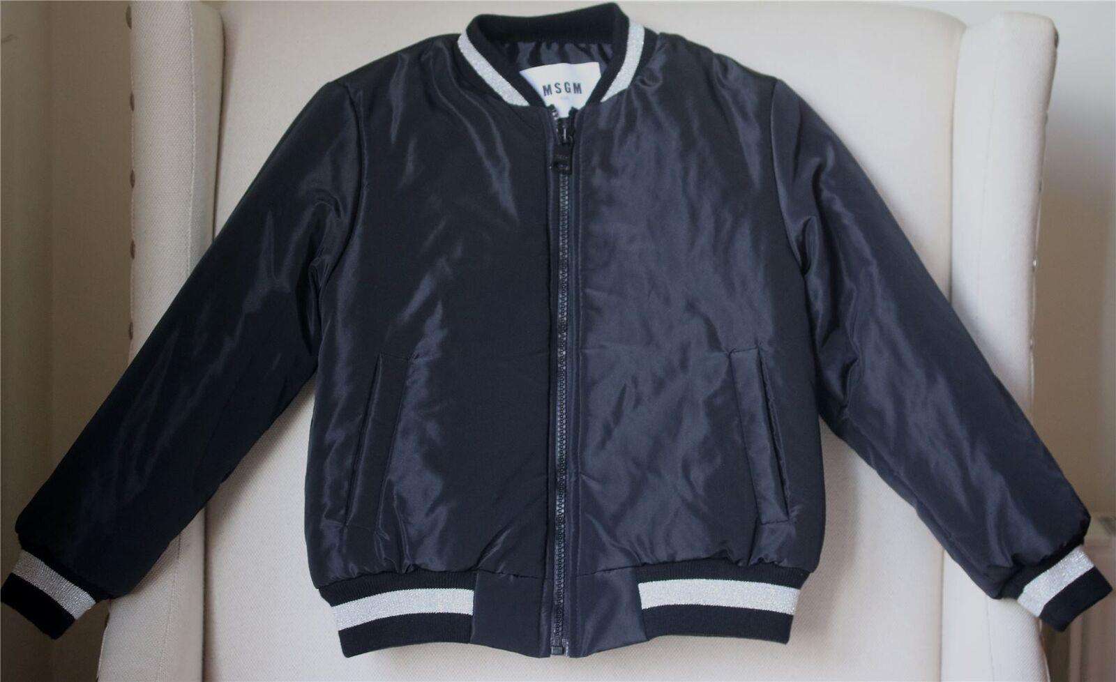 MSGM KIDS GIRLS SEQUIN BOMBER JACKET 6 YEARS - Image 2