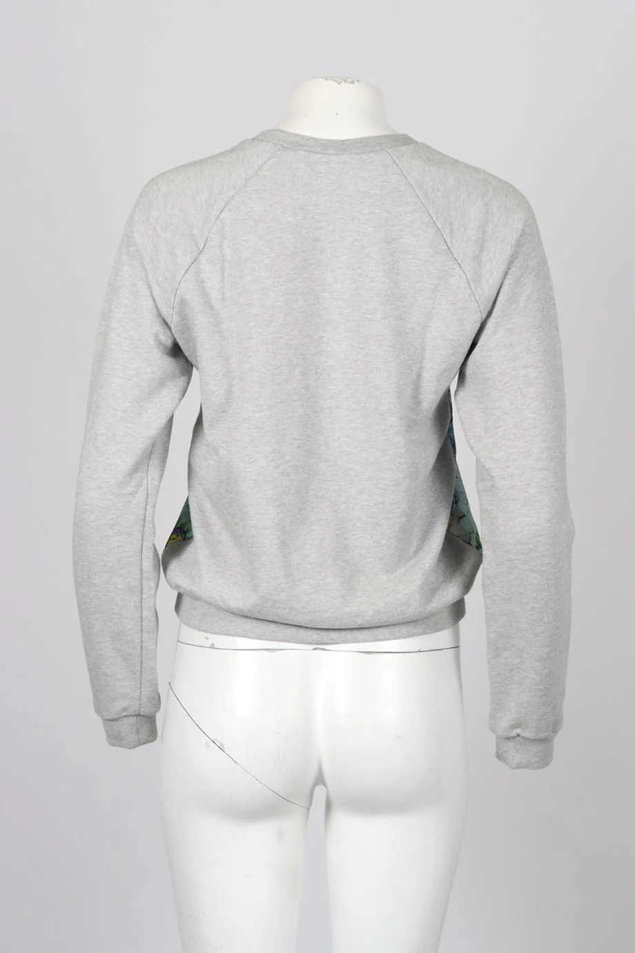 MSGM SILK AND COTTON BLEND SWEATSHIRT SMALL - Image 4