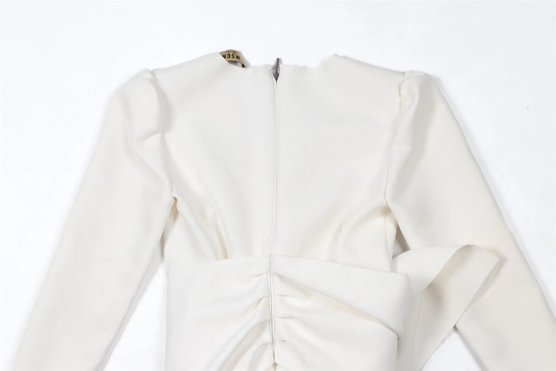 MSGM WHITE CADY TOP IT 38 UK 6 - Image 5