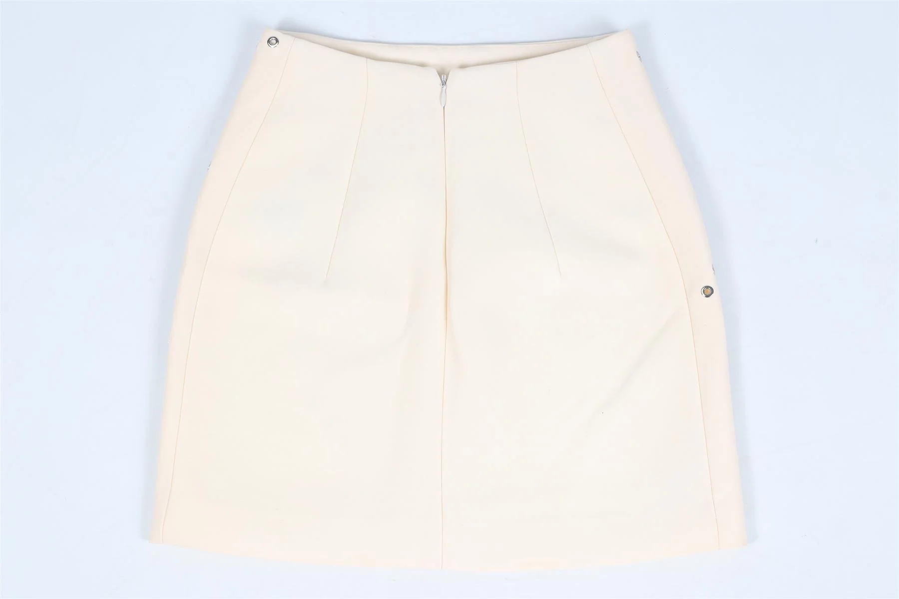 MUGLER WOOL BLEND MINI SKIRT FR 36 UK 8 - Image 4