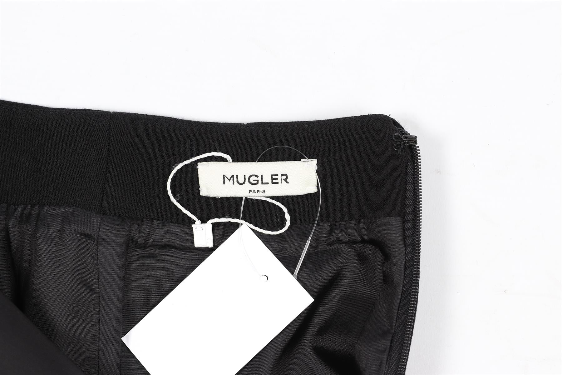 MUGLER WOOL MINI SKIRT FR 36 UK 8 - Image 6
