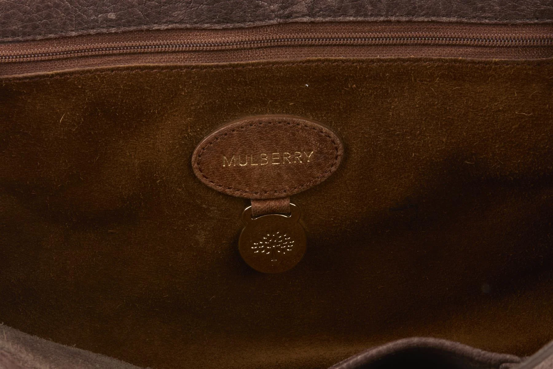 MULBERRY BROWN ALEXA LEATHER SHOULDER BAG - Image 9