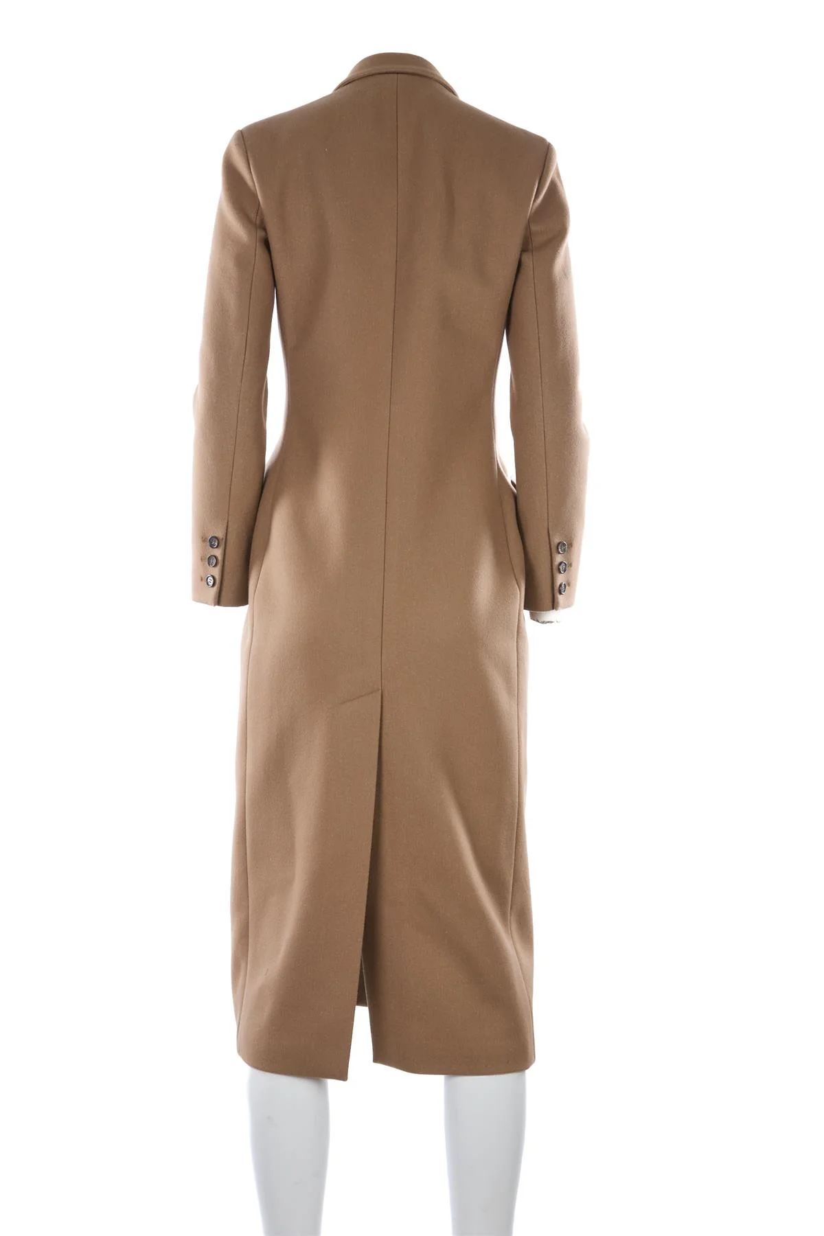 MULBERRY BROWN WOOL COAT IT 44 UK 12 - Image 4