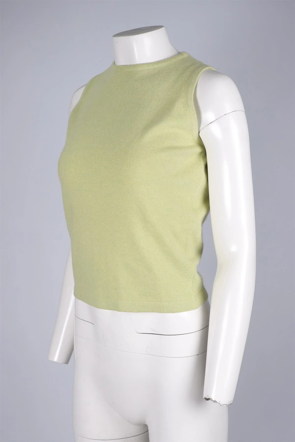 N PEAL GREEN VINTAGE CASHMERE VEST LARGE - Image 3