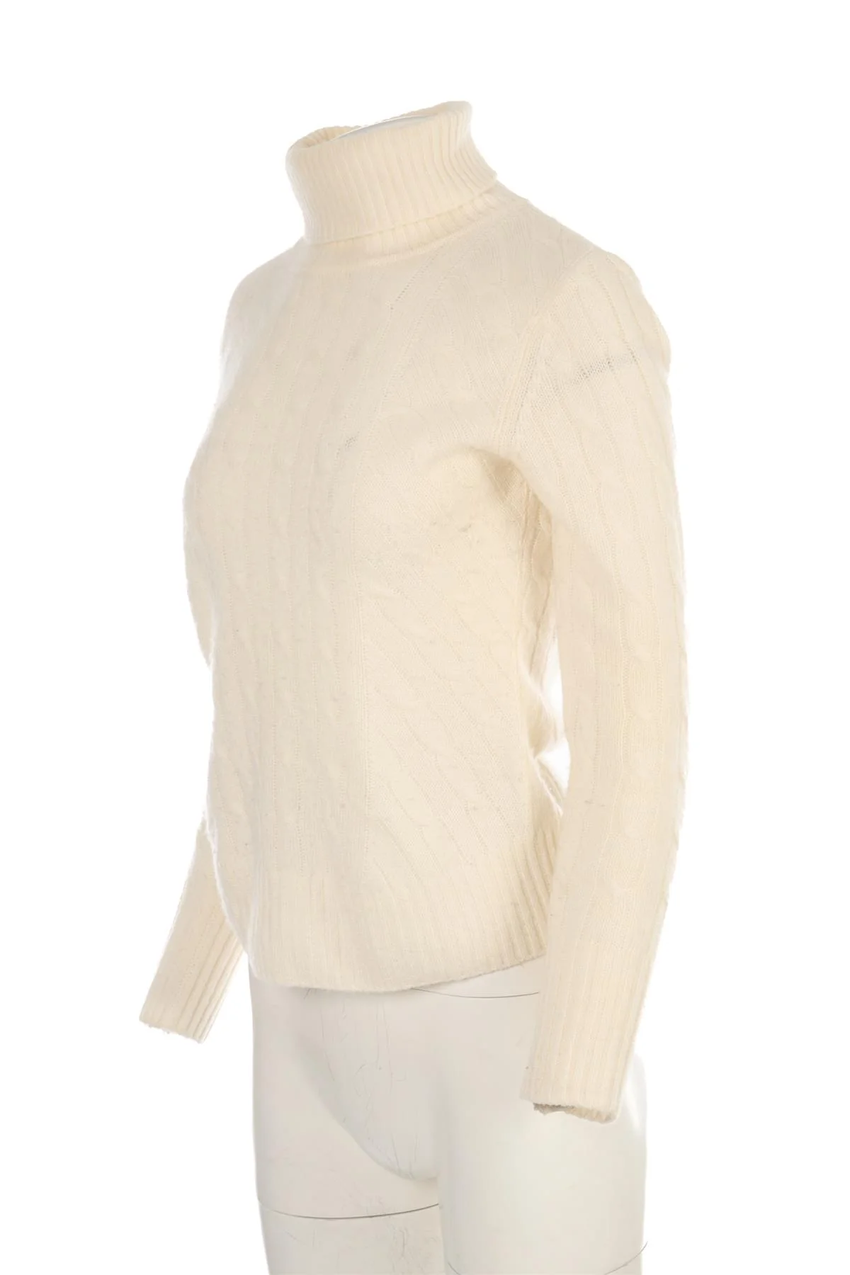 N.PEAL IVORY CASHMERE SWEATER SMALL - Image 3