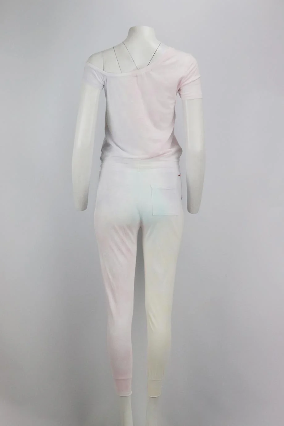 N:PHILANTHROPY ONE SHOULDER TIE DYED STRETCH COTTON JUMPSUIT SMALL - Image 4