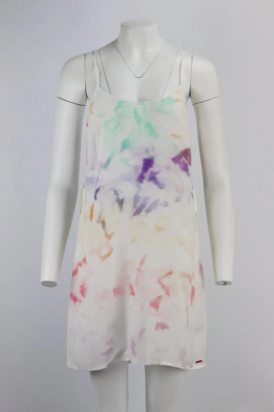 N:PHILANTHROPY TIE DYED CUPRO MINI DRESS SMALL - Image 2