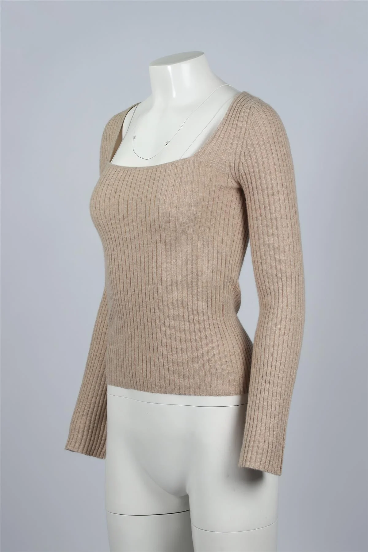 NAKED CASHMERE BEIGE CASHMERE TOP SMALL - Image 3