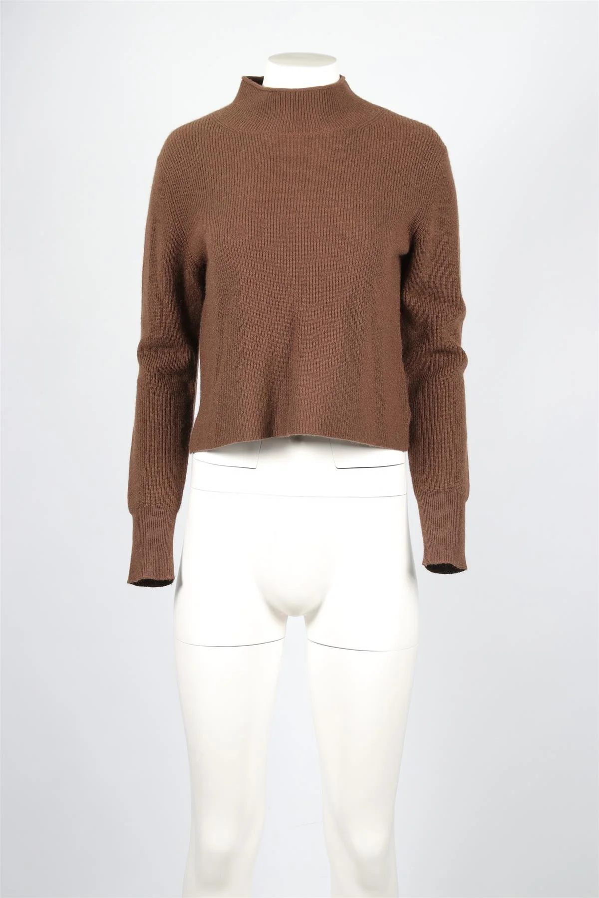 NAKED CASHMERE BROWN CASHMERE SWEATER XSMALL - Image 2
