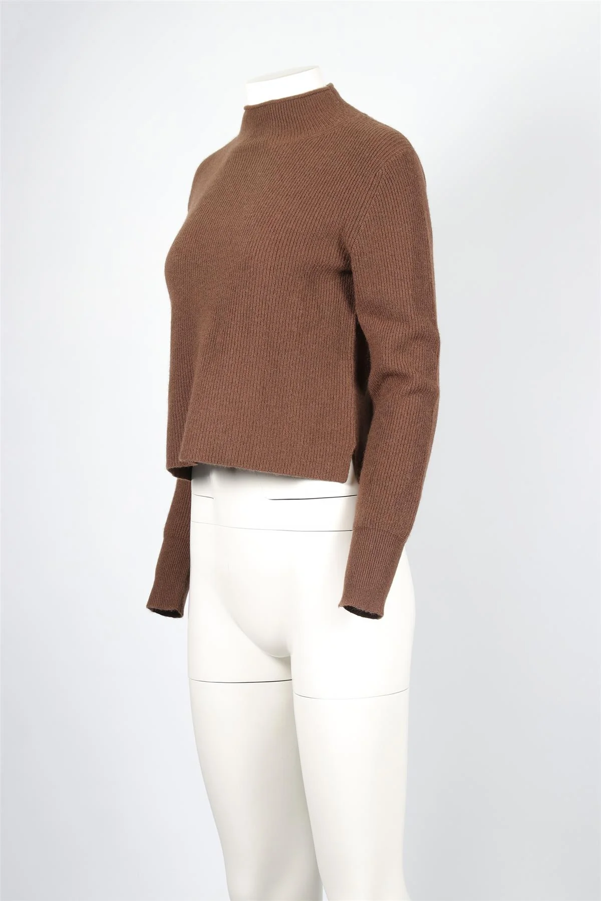 NAKED CASHMERE BROWN CASHMERE SWEATER XSMALL - Image 3
