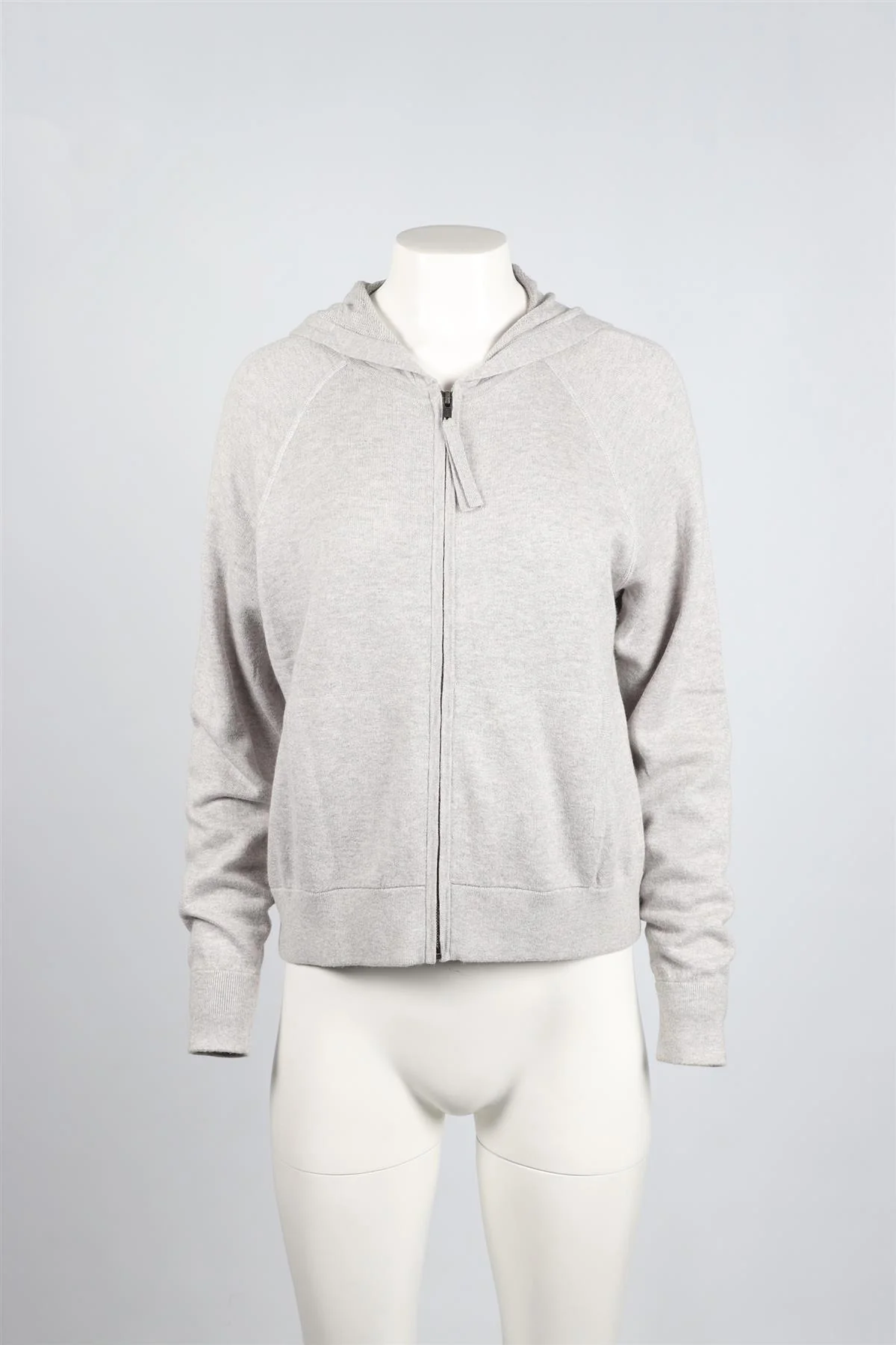 NAKED CASHMERE GREY COTTON BLEND HOODIE SMALL - Image 2