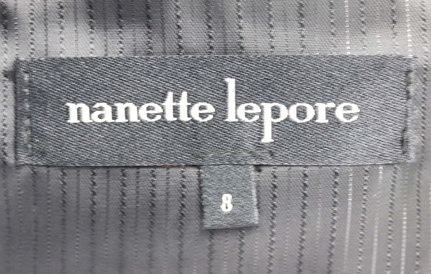 NANETTE LEPORE CUTOUT CREPE BLAZER US 8 UK 12 - Image 5