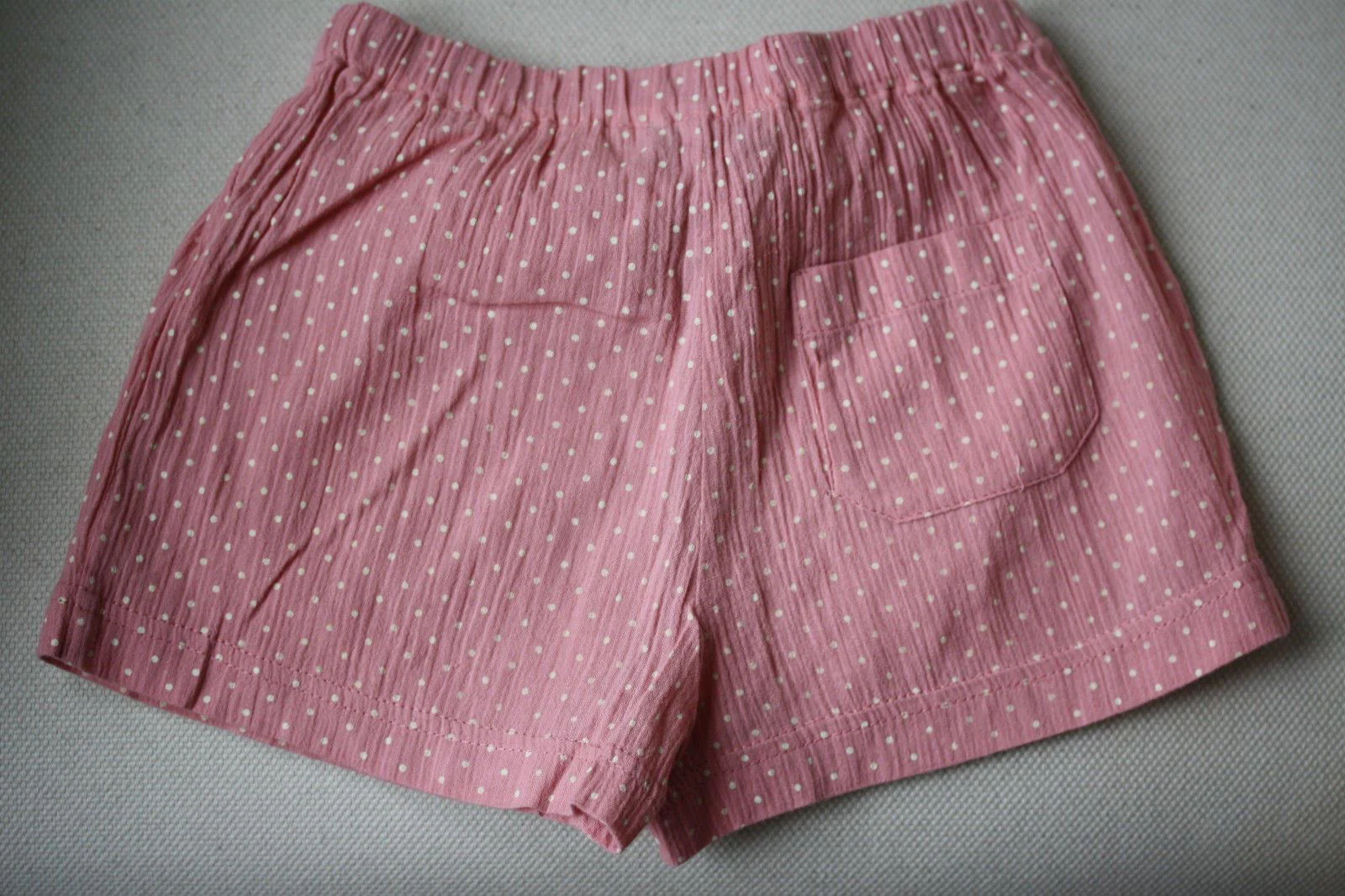NANOS BABY PINK POLKA DOT COTTON SHORTS 18 MONTHS - Image 3