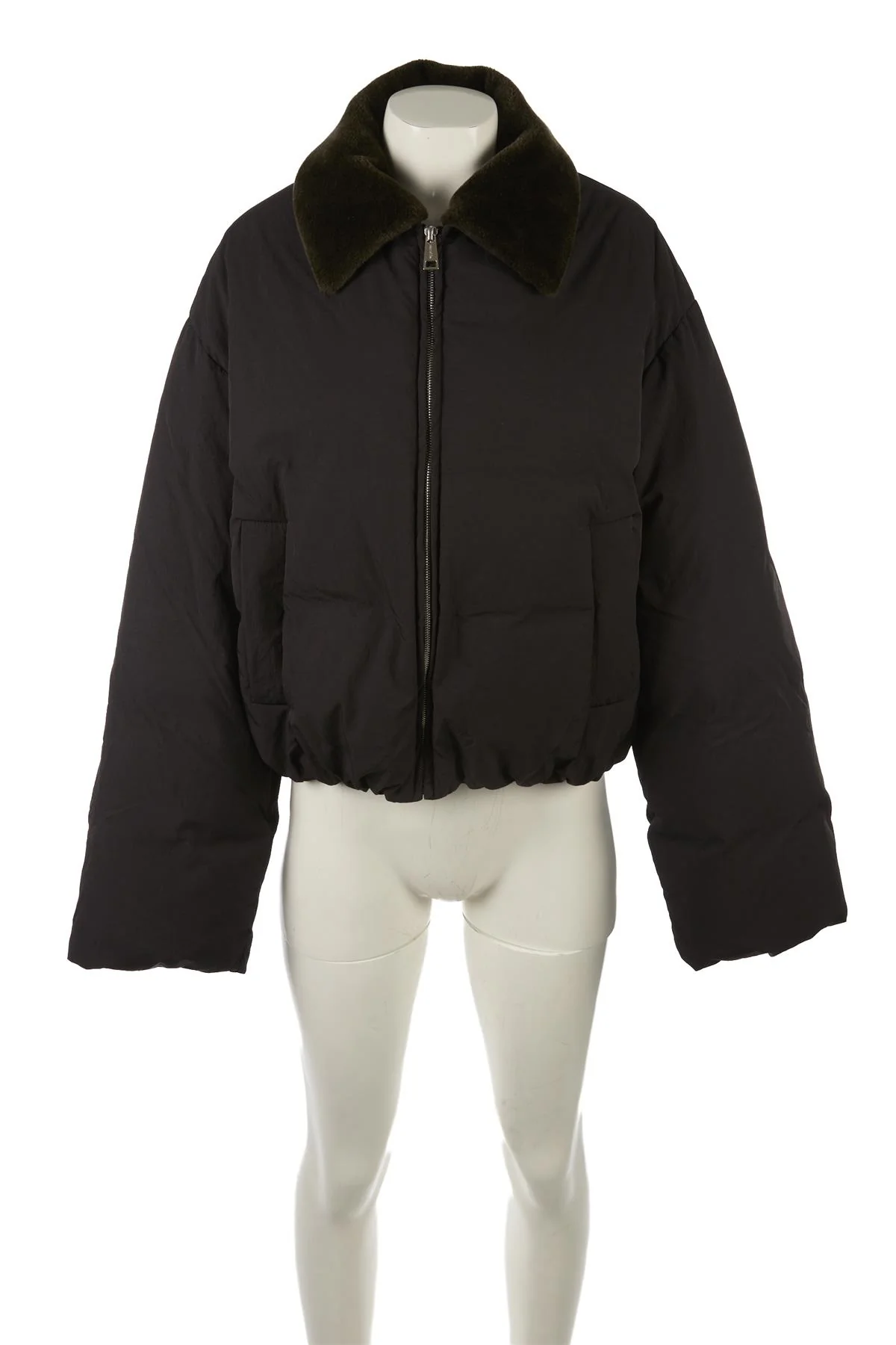 NANUSHKA BLACK ZACHARIE PADDED DOWN JACKET SMALL - Image 2