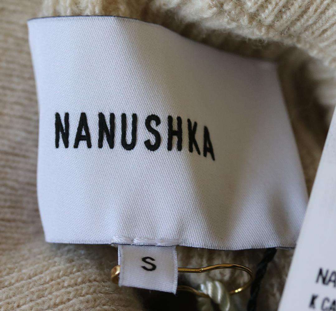 NANUSHKA CANAAN BELTED RIBBED KNIT DRESS SMALL - Image 5